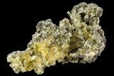 Selenite Crystal Cluster (Fluorescent) - Peru #108609-1